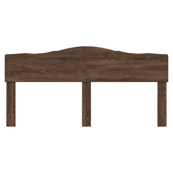 vidaXL T&ecirc;te de lit Ch&ecirc;ne brun 200 cm Bois d'ing&eacute;nierie