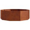 vidaXL Jardini&egrave;re Rouill&eacute; 120 x 120 x 35 cm