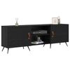 vidaXL Meuble TV Ch&ecirc;ne noir 150 x 30 x 50 cm Bois d'ing&eacute;nierie