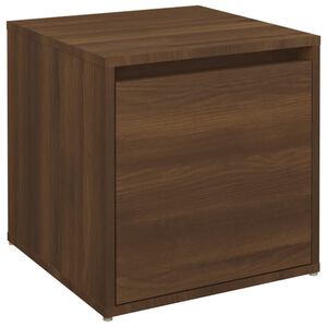vidaXL Tiroir boîte Chêne marron 40,5x40x40 cm Bois d'ingénierie