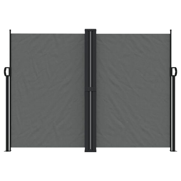 vidaXL Auvent latéral rétractable anthracite 180x600 cm