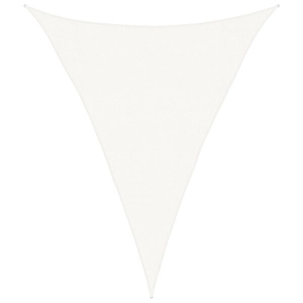 vidaXL Voile d'ombrage 160 g/m&sup2; Blanc 3x4x4 m PEHD