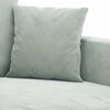 vidaXL Canap&eacute; &agrave; 2 places Gris clair 140 cm Velours