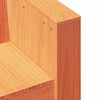 vidaXL Canap&eacute; de jardin 2 places cire marron bois pin massif