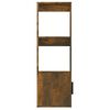 vidaXL Buffet Chêne fumé 80x30x90 cm Bois d'ingénierie