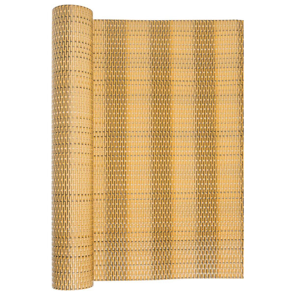 vidaXL Paravent de balcon marron clair 1000x80 cm r&eacute;sine tress&eacute;e