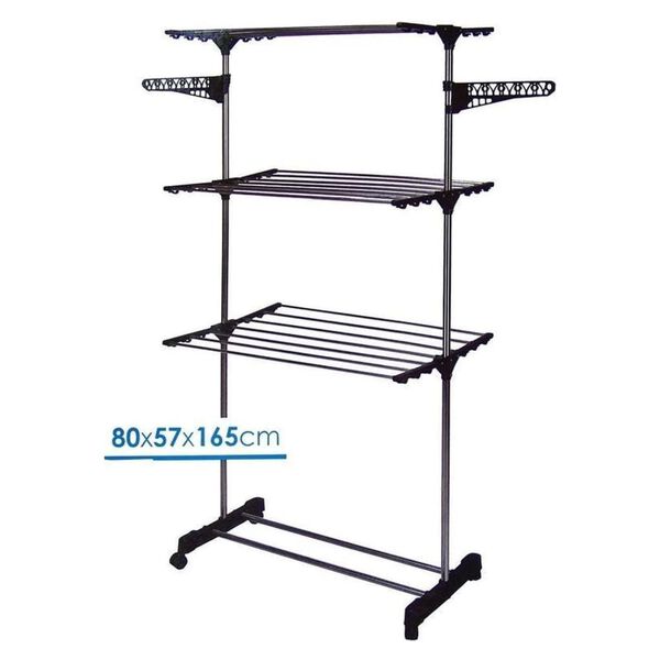 Bathroom Solutions S&eacute;choir linge tour sur pied 80x57x165 cm
