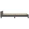 vidaXL Cadre de lit sans matelas gris fonc&eacute; 90x190 cm velours