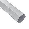 vidaXL Cl&eacute; hexagonale 1800 pcs Argent&eacute; 32 x 86 mm Acier
