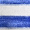 vidaXL &Eacute;cran de balcon Bleu et blanc 75x300 cm PEHD