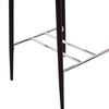 vidaXL Ensemble de bar 3 pcs Similicuir Marron