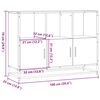 vidaXL Buffet ch&ecirc;ne marron 100x35x76 cm bois d'ing&eacute;nierie