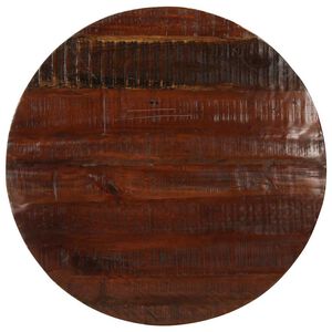 vidaXL Dessus de table &Oslash; 90x3,8 cm rond bois massif de r&eacute;cup&eacute;ration
