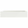 vidaXL Bordure de Pelouse Blanc 60 x 60 x 13 cm Acier