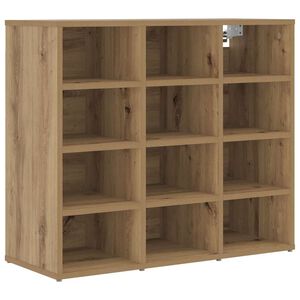 vidaXL Cabinet &agrave; chaussures 77,5 x 30 x 67 cm Bois d'ing&eacute;nierie