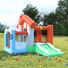 Happy Hop Ch&acirc;teau gonflable avec toboggan 272x257x220 cm PVC
