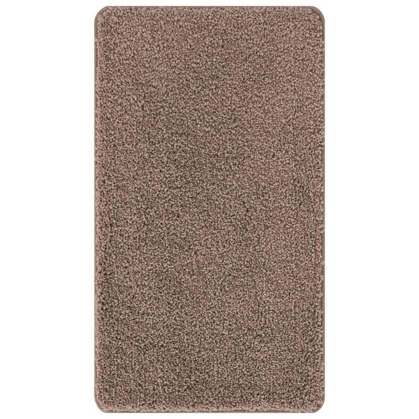 vidaXL Tapis de bain antid&eacute;rapant Marron 70 x 120 cm PP