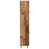vidaXL Haut Armoire 2 pcs Bois Ancien Bois d'ing&eacute;nierie