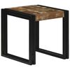 vidaXL Table Gigogne 3 pcs Bois massif r&eacute;cup&eacute;r&eacute; et m&eacute;tal