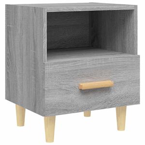 vidaXL Table de chevet Sonoma gris 40x35x47 cm