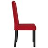 vidaXL Chaises &agrave; manger lot de 6 rouge bordeaux velours