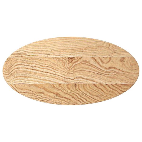 vidaXL Dessus de table 80x40x4 cm bois de chêne massif ovale