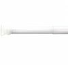 RIDDER Tringle de rideau de douche t&eacute;lescopique 70-115 cm Blanc 55101