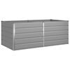 vidaXL Jardini&egrave;re Gris clair 195 x 100 x 45 cm Acier galvanis&eacute;