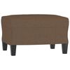 vidaXL Ensemble de canap&eacute;s 4 pcs avec coussins Marron Tissu
