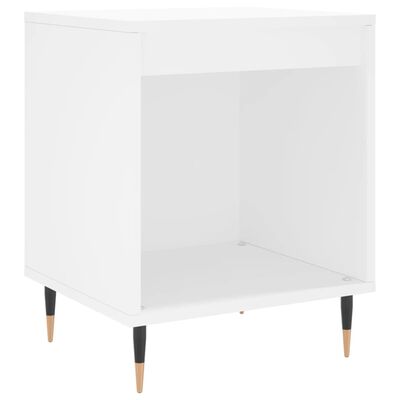 vidaXL Tables de chevet 2 pcs blanc 40x35x50 cm bois d’ingénierie