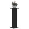 vidaXL Supports pour plantes 2 pcs noir 30x30x95 cm bois d'ing&eacute;nierie