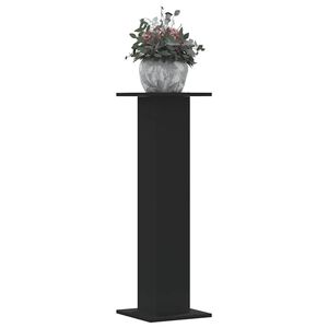 vidaXL Supports pour plantes 2 pcs noir 30x30x95 cm bois d'ing&eacute;nierie