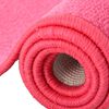 vidaXL Tapis de lit Shaggy Poils longs 3 pcs Rose
