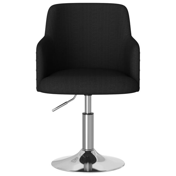 vidaXL Tabouret de bar Noir Tissu