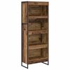vidaXL Biblioth&egrave;que 60 x 30 x 155 cm Bois d'ing&eacute;nierie Bois Ancien