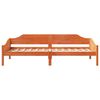 vidaXL Cadre de lit sans matelas cire marron 90x200 cm bois pin massif
