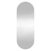 vidaXL Miroir mural 15x40 cm Verre Ovale