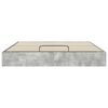 vidaXL Cadre de lit ottoman Gris B&eacute;ton 160 x 200 cm Bois d&rsquo;ing&eacute;nierie