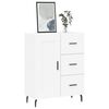 vidaXL Buffet blanc 69,5x34x90 cm bois d'ing&eacute;nierie