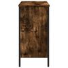 vidaXL Armoire lavabo de salle de bain ch&ecirc;ne fum&eacute; 80x30x60 cm