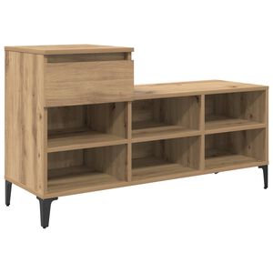 vidaXL Cabinet &agrave; chaussures 102 x 36 x 60 cm Bois d'ing&eacute;nierie