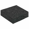 vidaXL Tapis de patio en granulat de caoutchouc Noir 9 x 9 x 2 cm