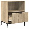 vidaXL Tables de chevet avec tiroir 2 pcs Ch&ecirc;ne sonoma 49 x 36 x 61 cm