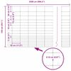 vidaXL Cl&ocirc;ture de prairie Argent&eacute; 25 x 1,5 m Acier galvanis&eacute;