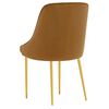 vidaXL Chaises &agrave; manger lot de 6 marron velours