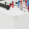 vidaXL Table de Foosball Blanc 125 x 60,5 x 80 cm Bois d'ing&eacute;nierie