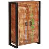 vidaXL Highboard avec portes Marron Bois Recycl&eacute; Massif et M&eacute;tal