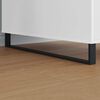 vidaXL Pieds de meuble 12 pcs Noir 796 x 40,5 x 100 mm Fer