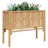 vidaXL Lit sur&eacute;lev&eacute; Marron 90 x 35 x 70 cm Bambou