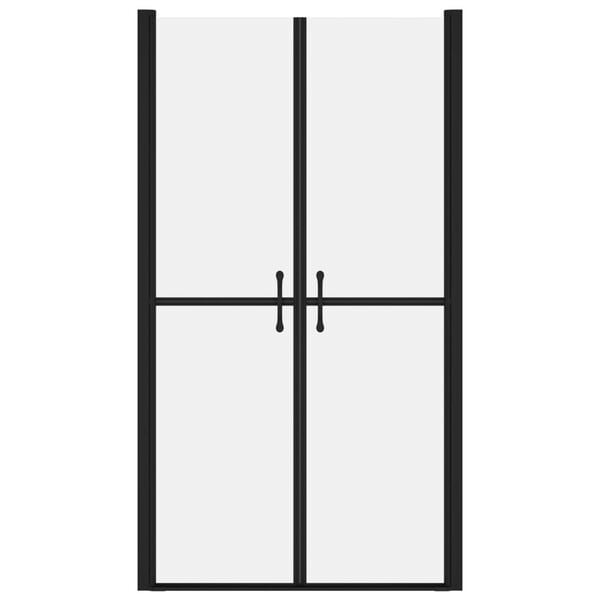 vidaXL Porte de douche ESG d&eacute;poli (78-81)x190 cm